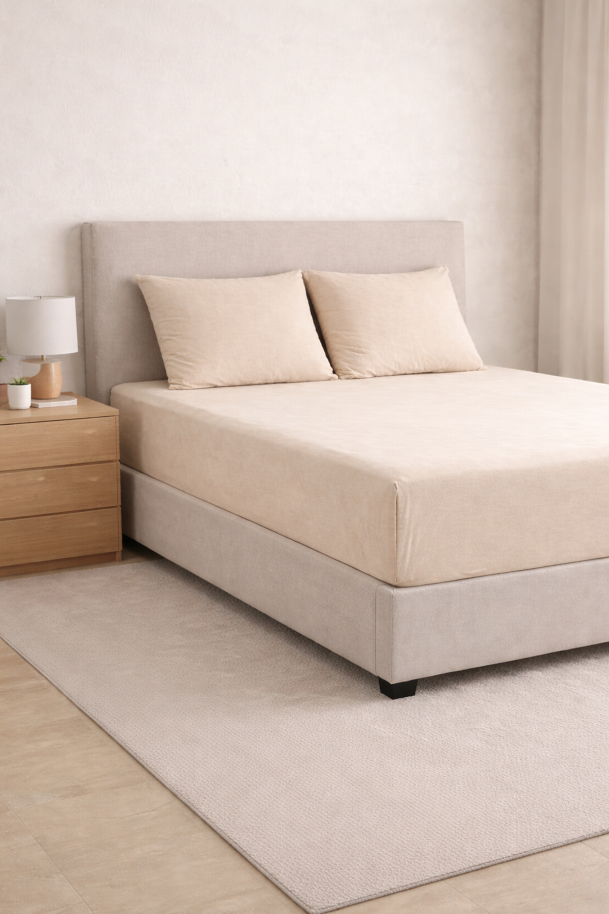 Özdilek Çift Kişilik Colourist Çarşaf - VANİLYA