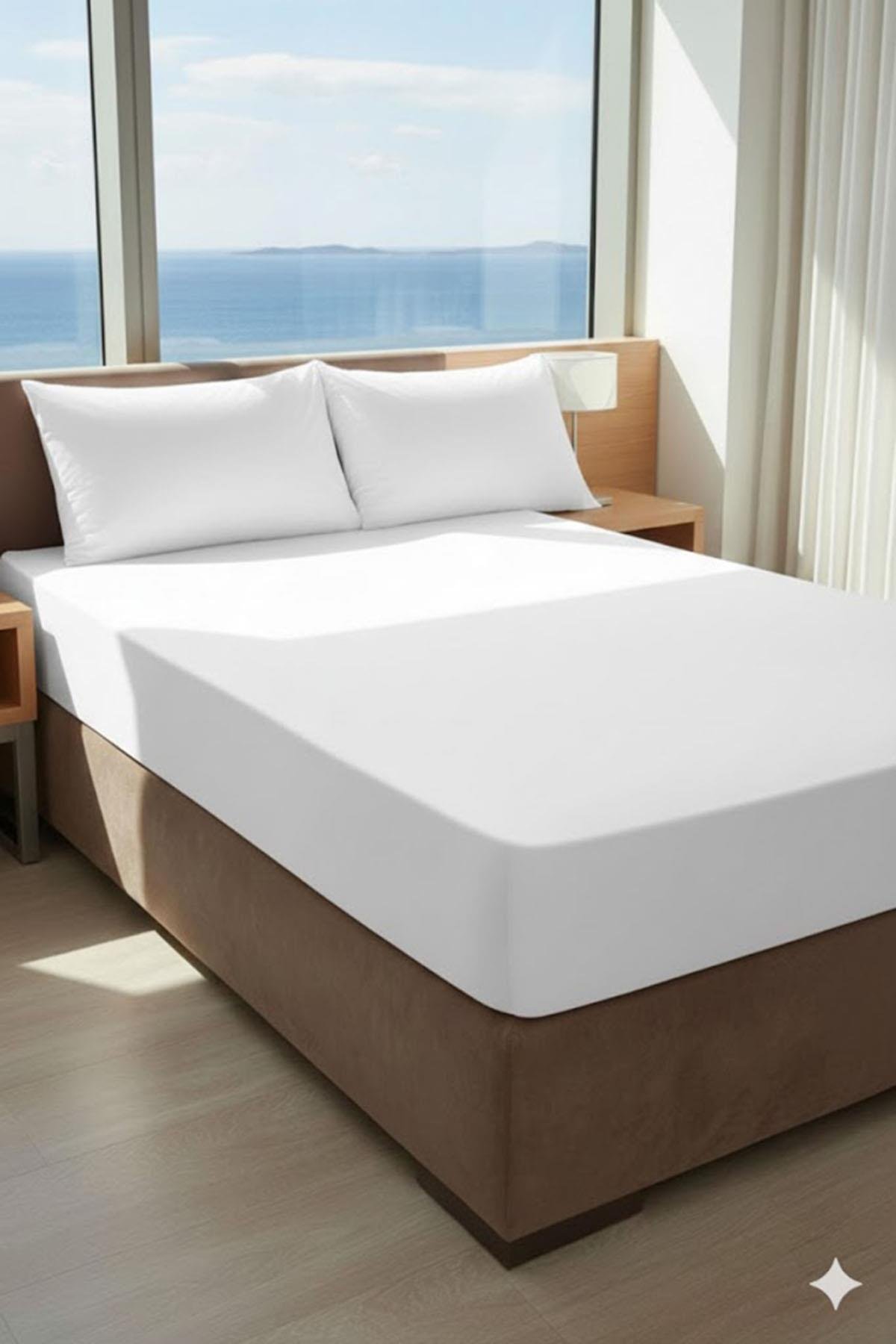 Özdilek Çift Kişilik Colourist Çarşaf - Beyaz