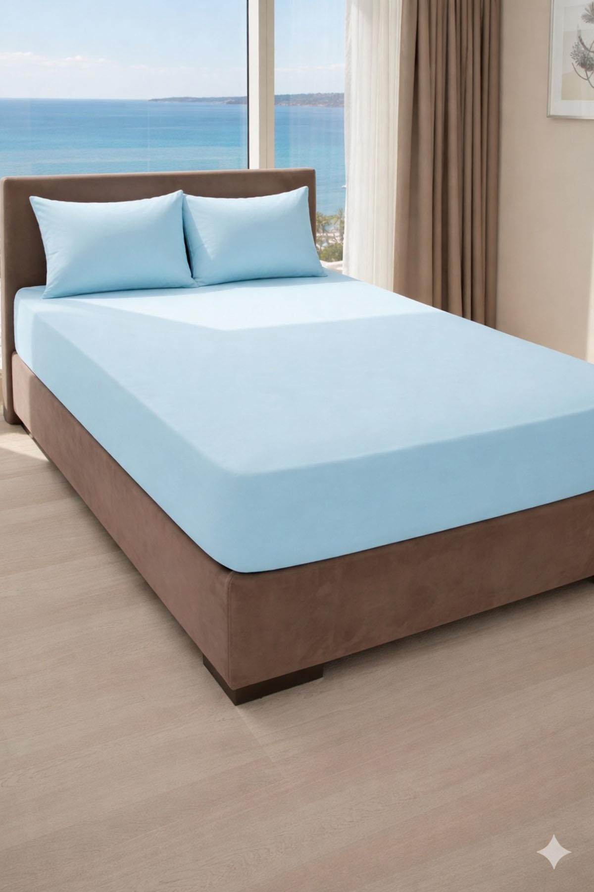 Özdilek Çift Kişilik Colourist Çarşaf - Aqua