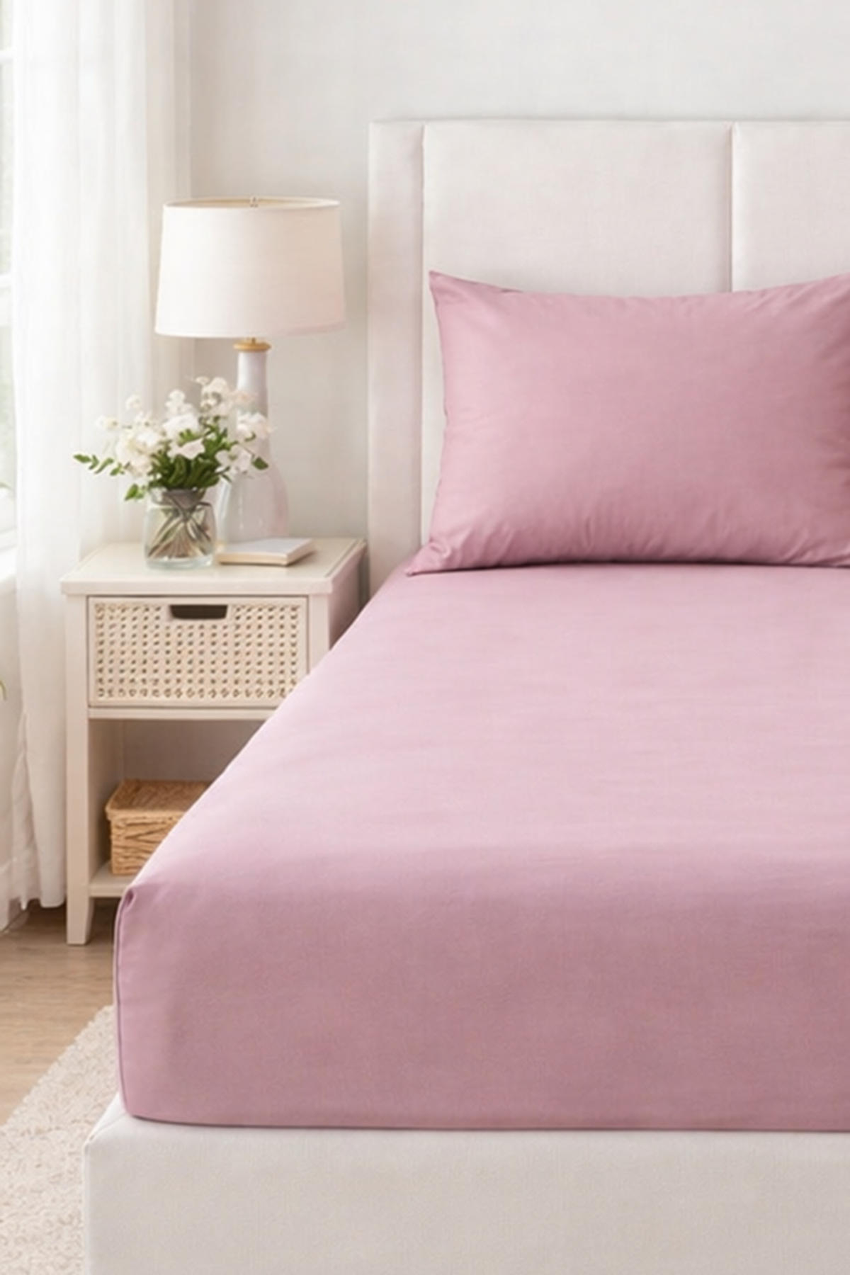 Özdilek Çift Kişilik Colourist Çarşaf - ROSE