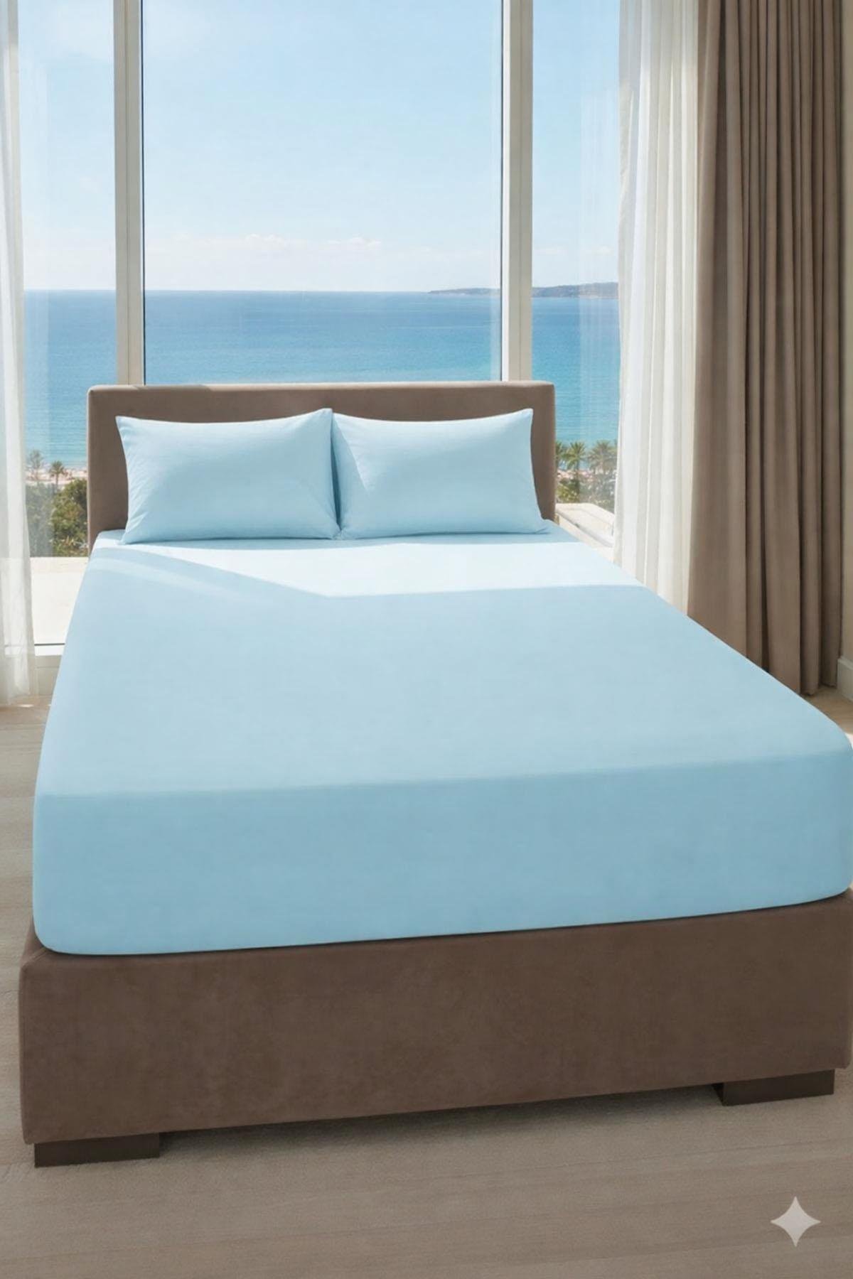 Özdilek Çift Kişilik Colourist Çarşaf - Aqua