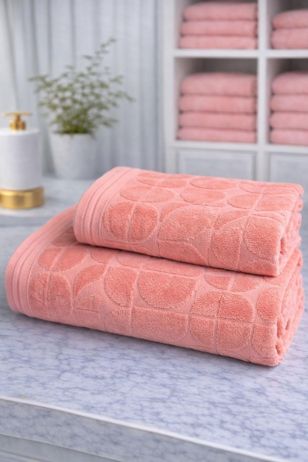 Özdilek Circular Best Set (Hamam Takımı) Kiremit-Bej