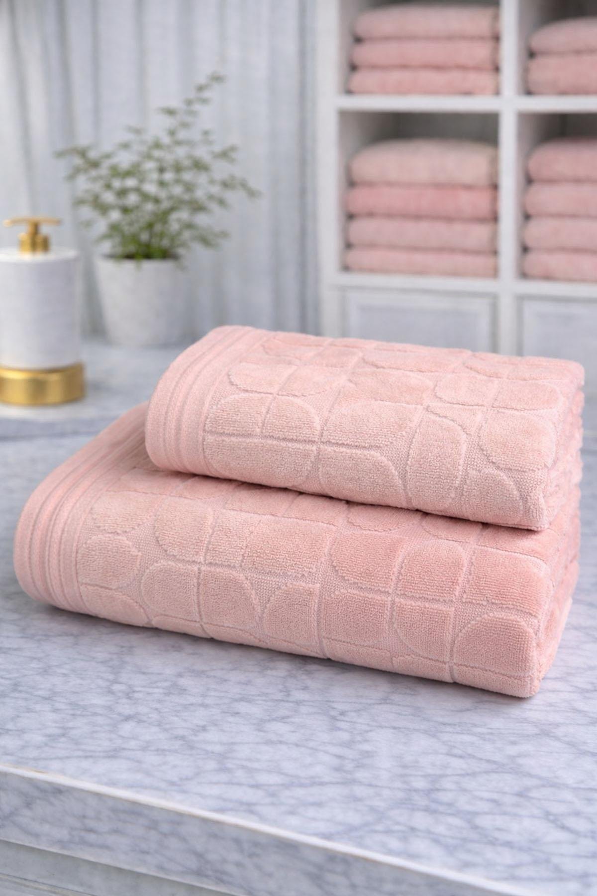 Özdilek Circular Best Set (Hamam Takımı) Kiremit-Bej