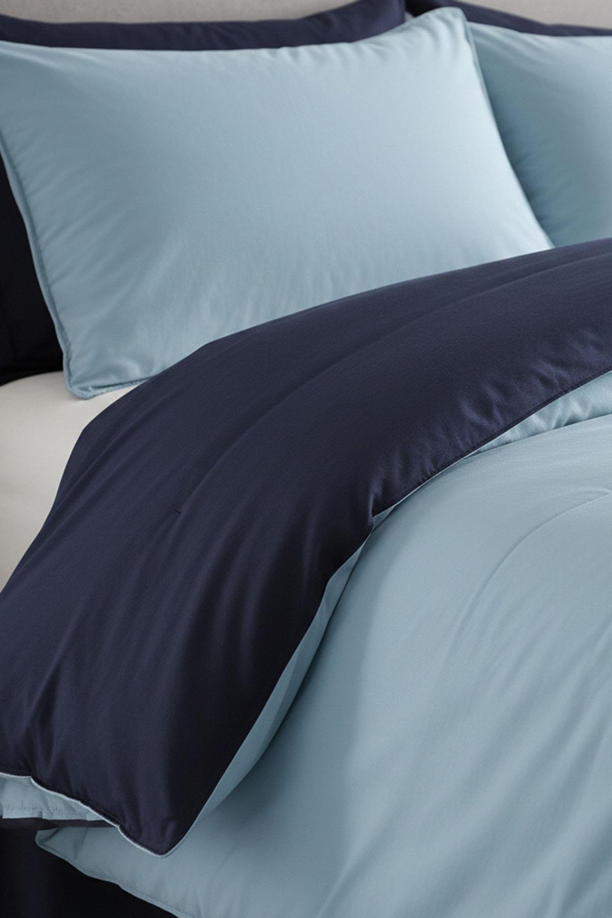 Özdilek Colormix Nevresim Takımı Çift Kişilik - MİNT-İNDİGO