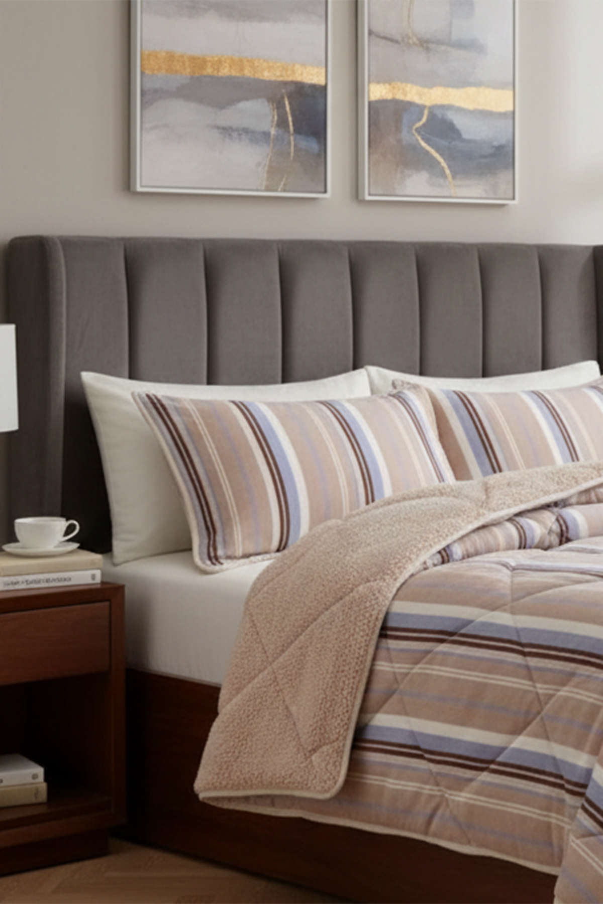 Özdilek Daisy Cottony Battaniyeli Yorgan Seti Çift Kişilik