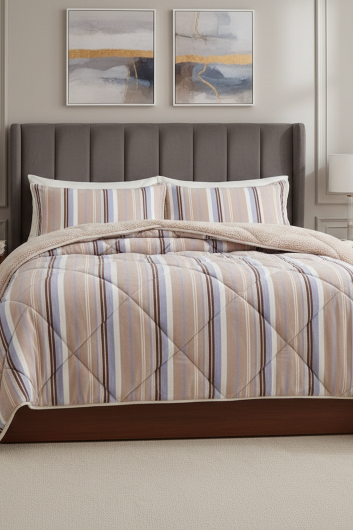 Özdilek Daisy Cottony Battaniyeli Yorgan Seti Çift Kişilik