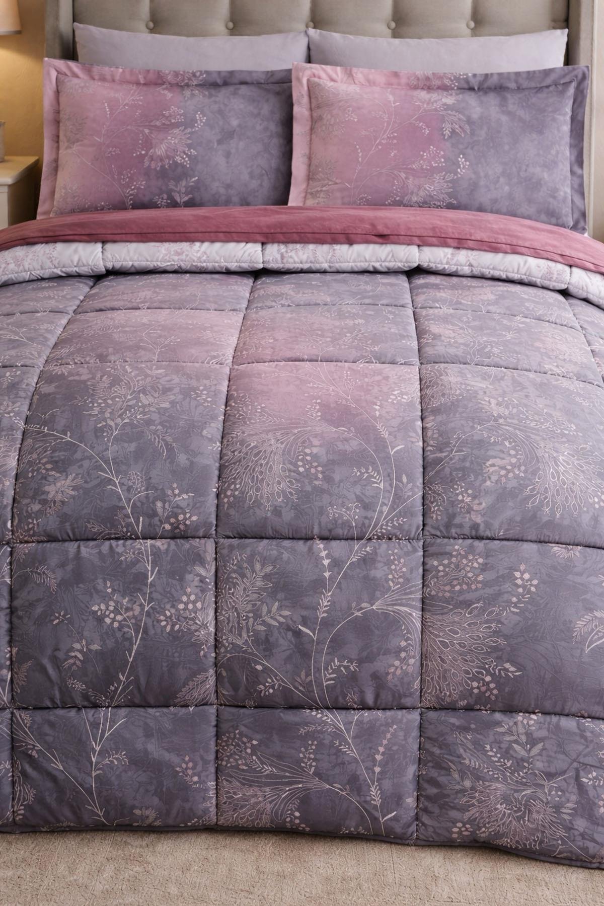 Özdilek Ditsy Uyku Seti Çift Kişilik - MOR