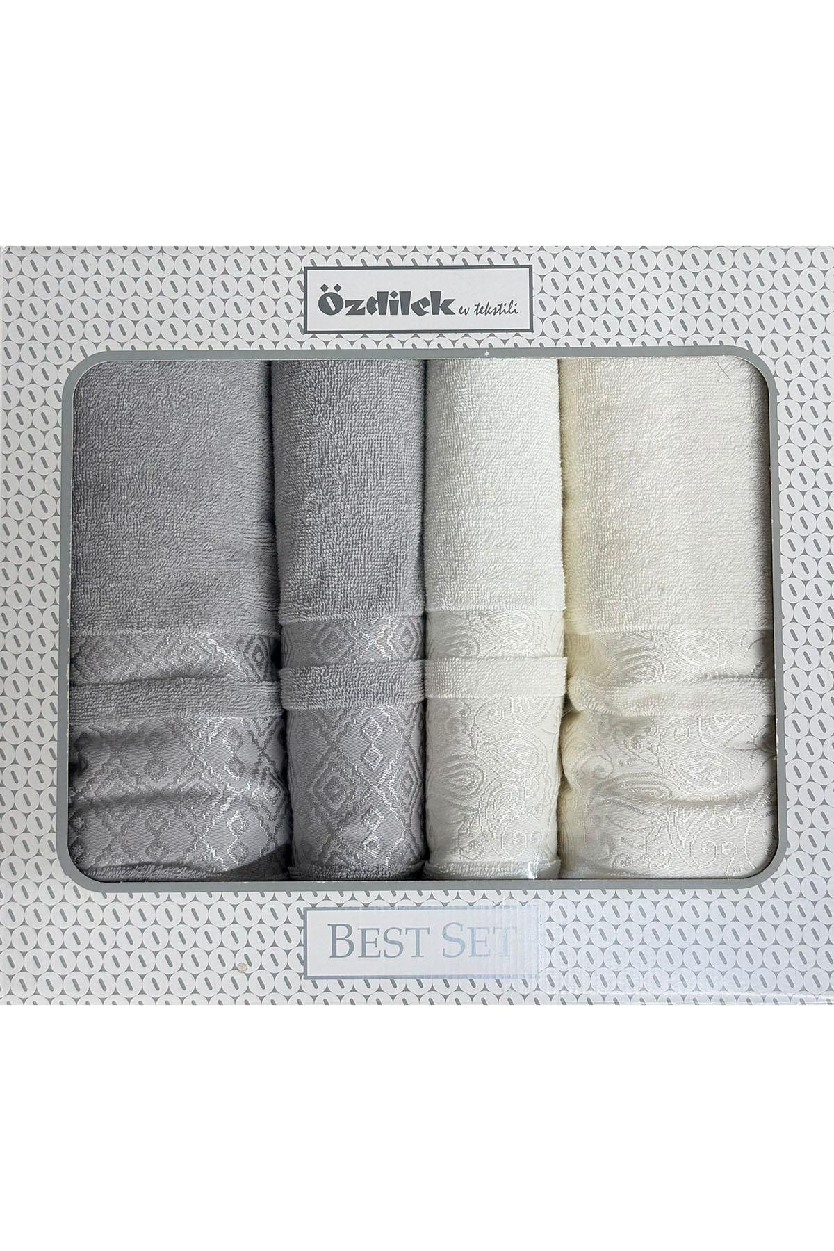 DORY KREM-GRİ BEST SET - STD