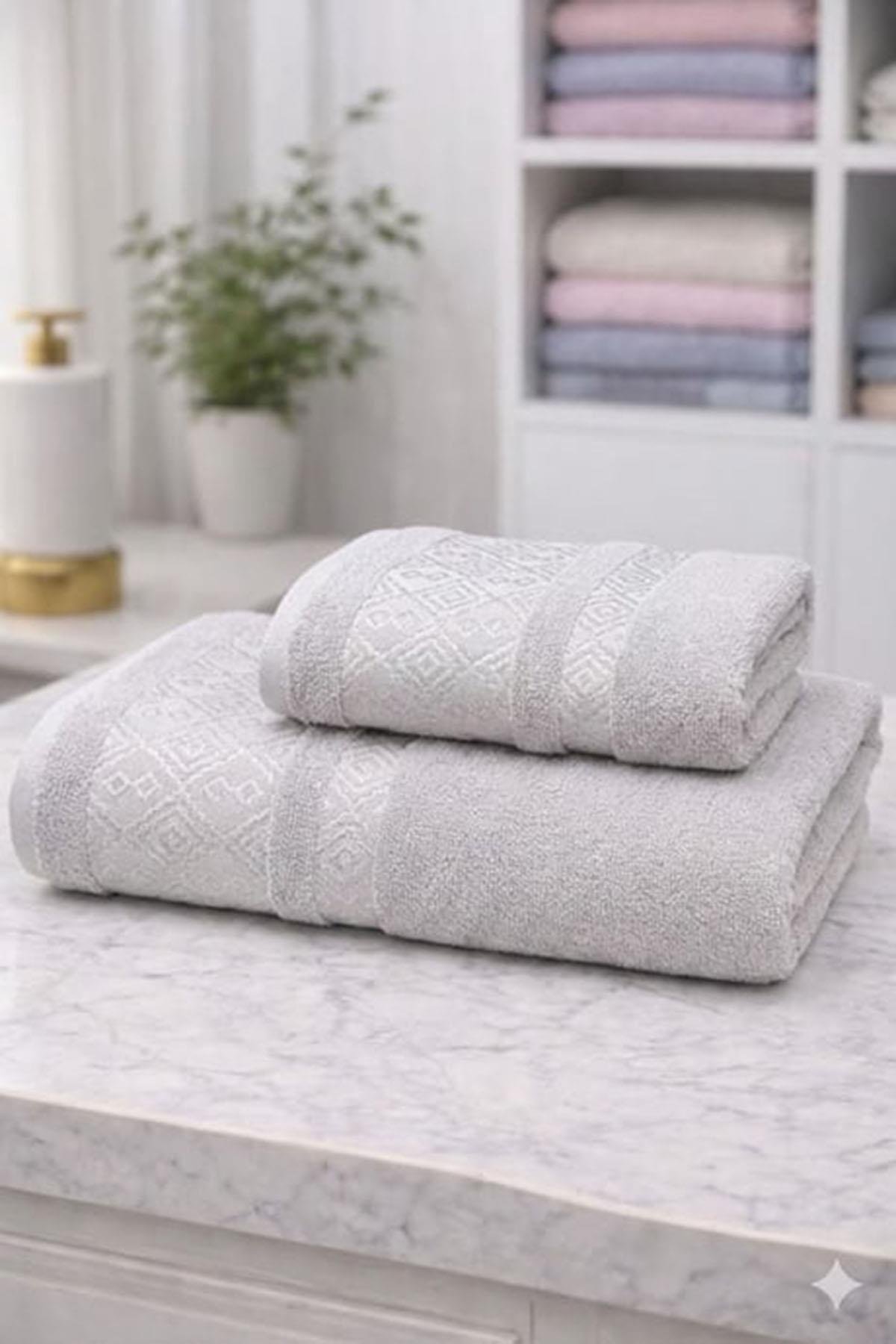 DORY KREM-GRİ BEST SET - STD