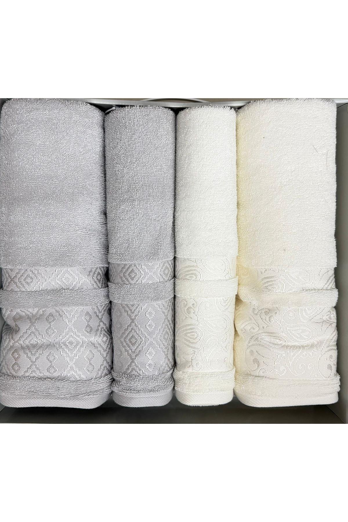 DORY KREM-GRİ BEST SET - STD