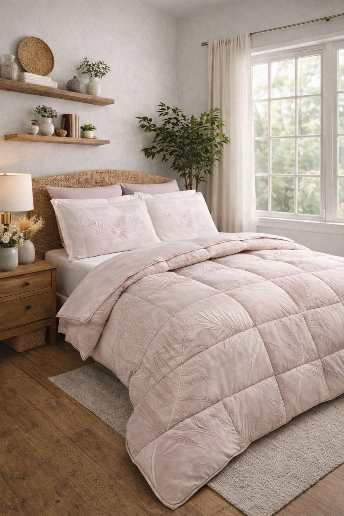 Özdilek Frunze Uyku Seti Çift Kişilik - KAHVE