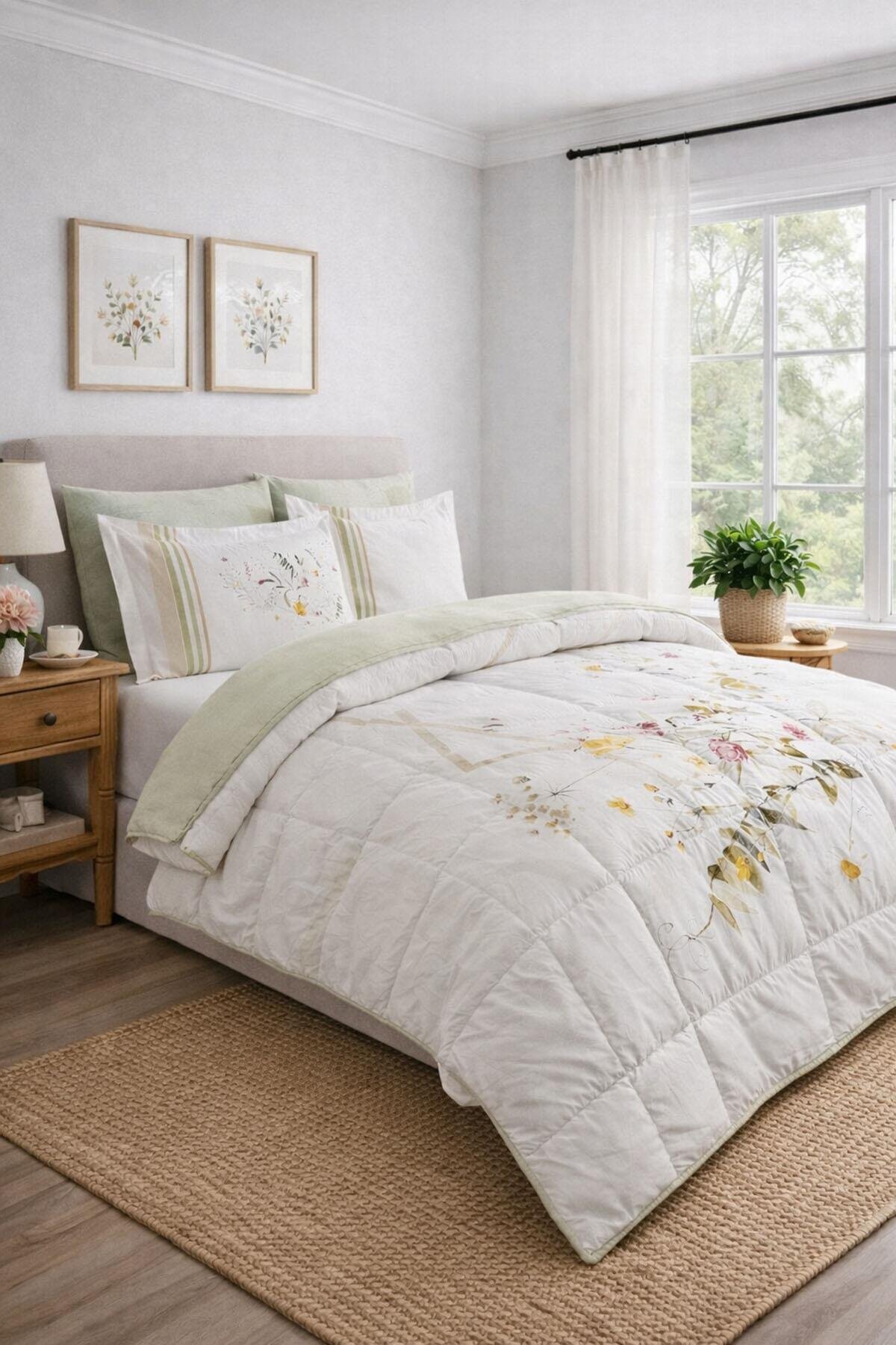 Özdilek Fujer Uyku Seti Çift Kişilik - YEŞİL