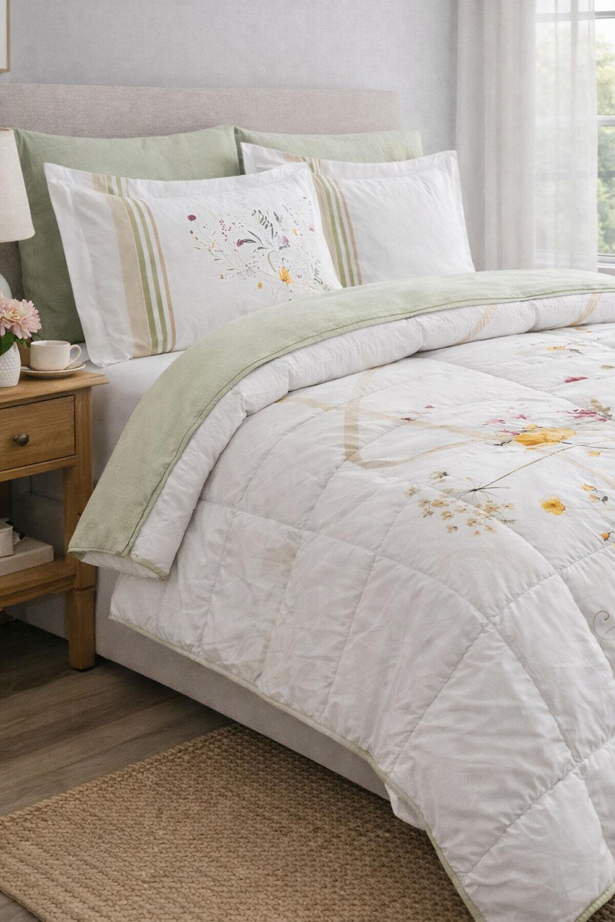 Özdilek Fujer Uyku Seti Çift Kişilik - YEŞİL