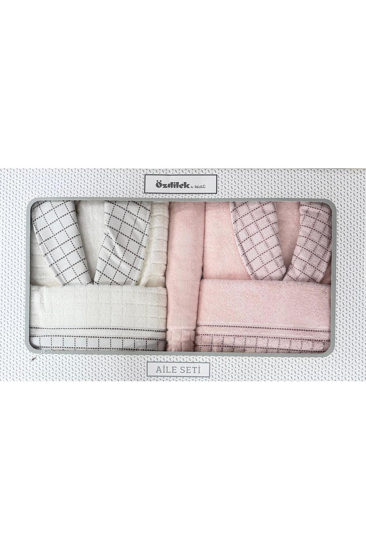 GRAPH PEMBE - KREM  HAPPY SET - STD