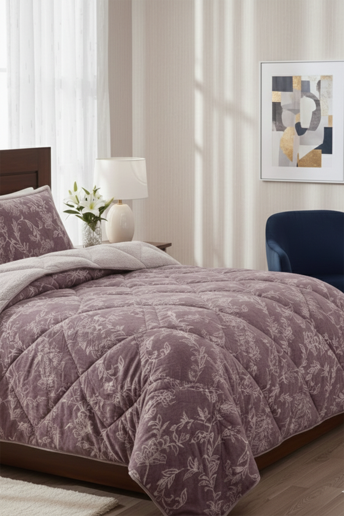 Özdilek Harmony Cottony Battaniyeli Yorgan Seti Çift Kişilik