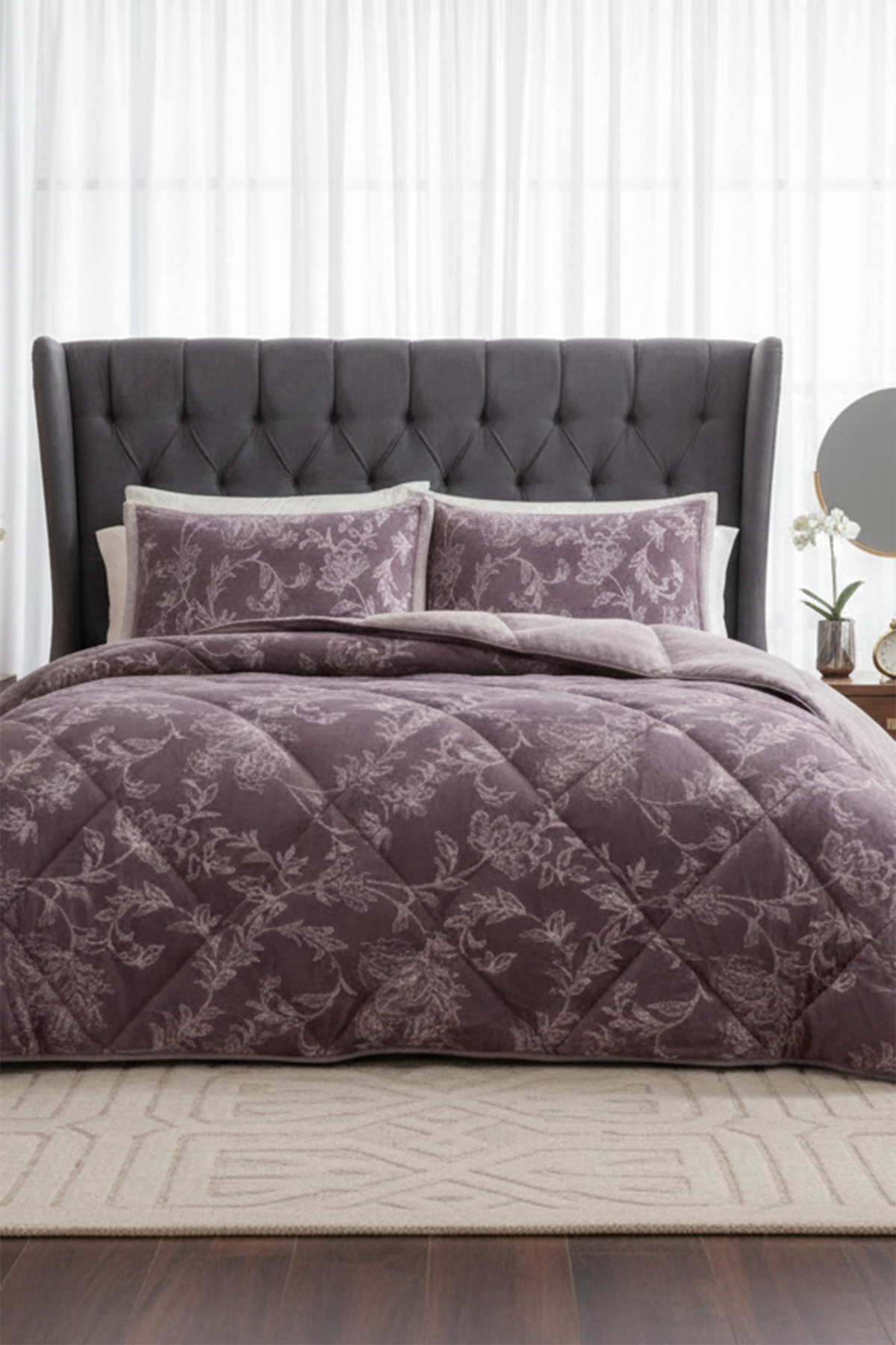 Özdilek Harmony Cottony Battaniyeli Yorgan Seti Çift Kişilik