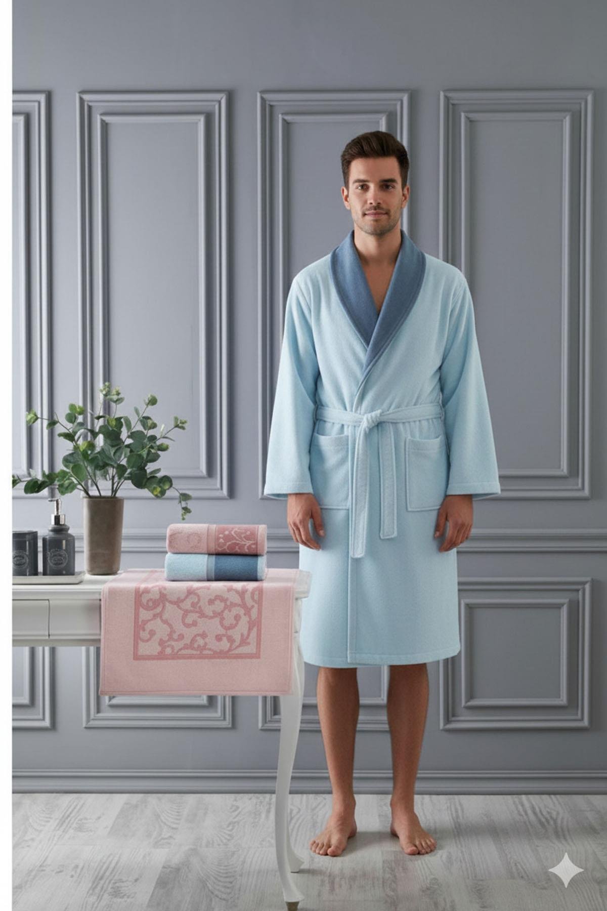 Özdilek Jalen Happy Set Mavi-Pembe