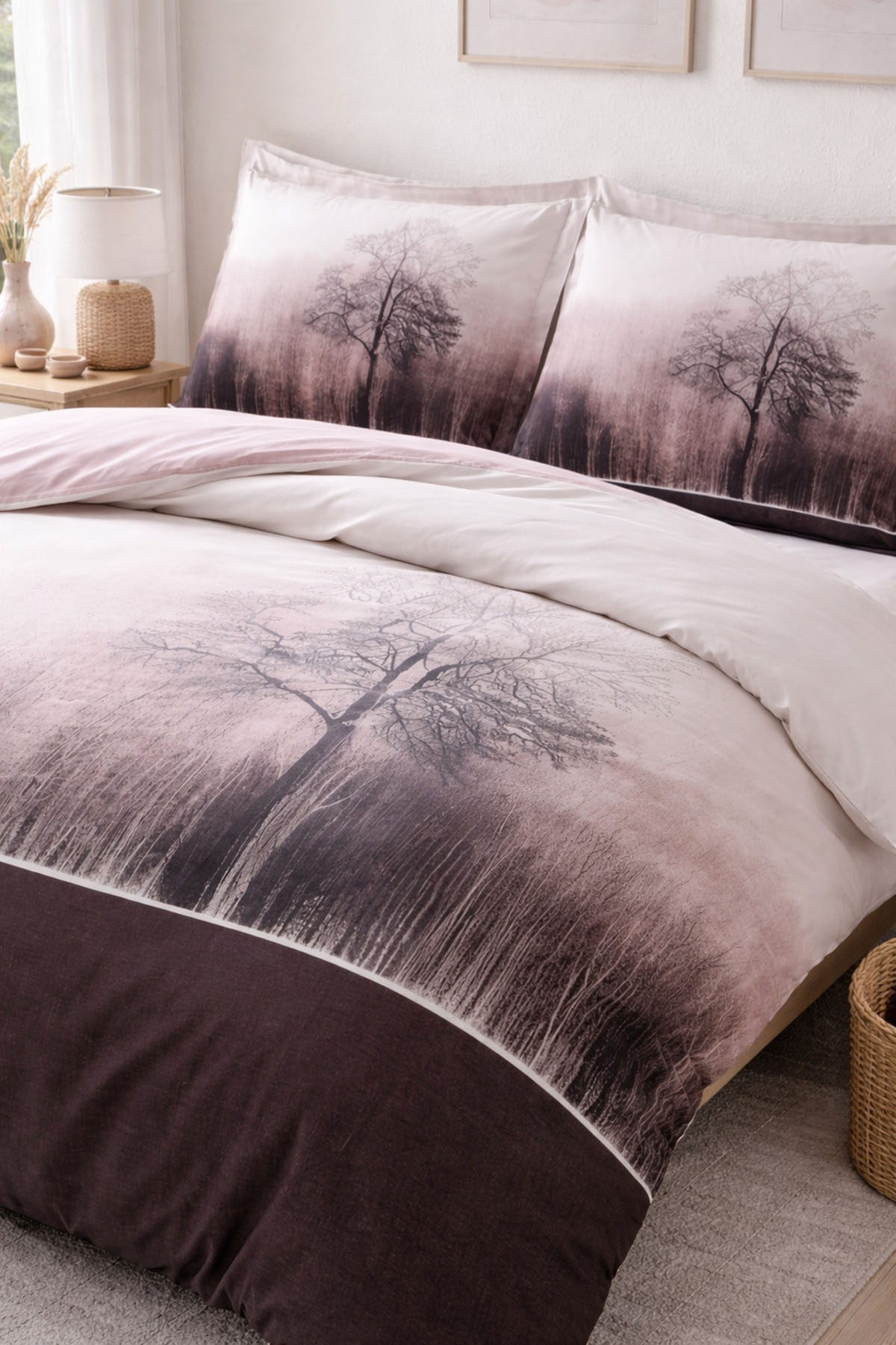 Özdilek Jungle Nevresim Takımı Çift Kişilik - BORDO