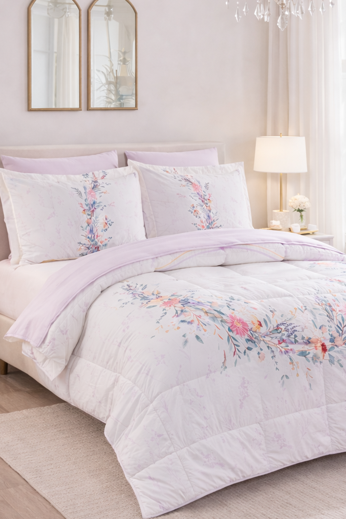 Özdilek Lavender Uyku Seti Çift Kişilik - LİLA