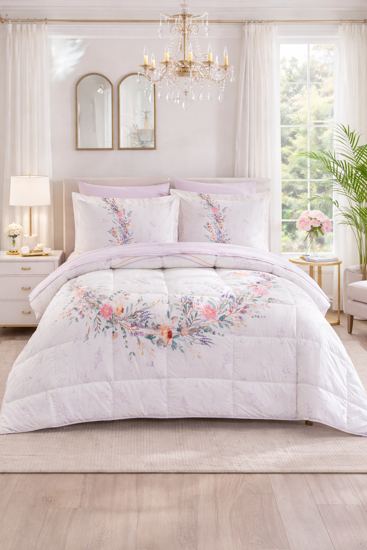 Özdilek Lavender Uyku Seti Çift Kişilik - LİLA