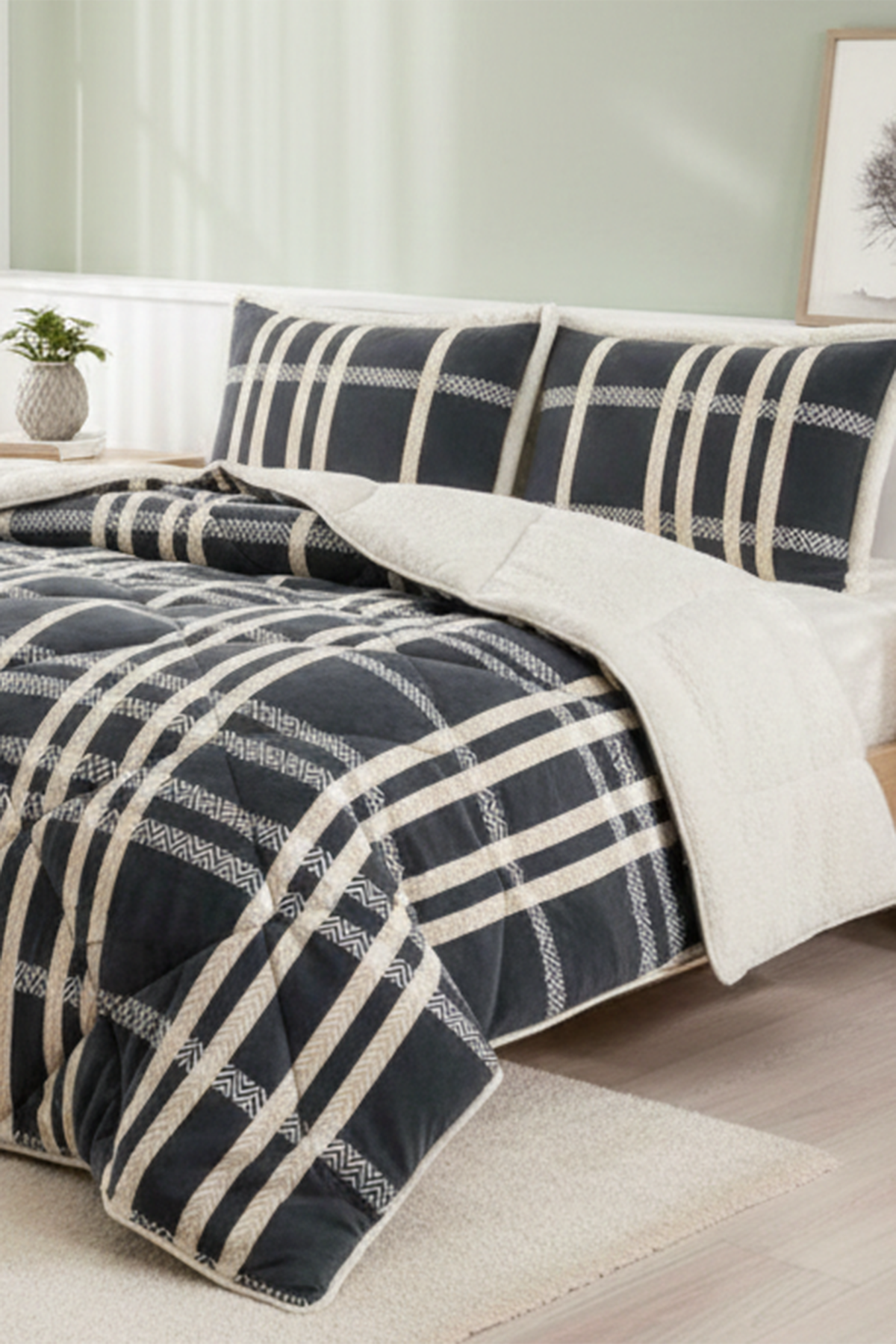 Özdilek Modernes Cottony Battaniyeli Yorgan Seti Çift Kişilik