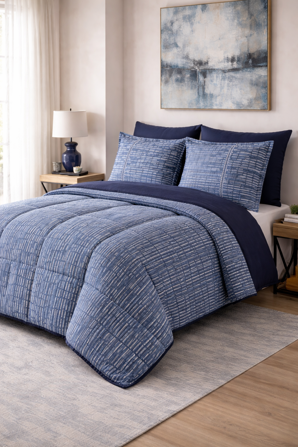 Özdilek Modra Uyku Seti Çift Kişilik - MAVİ