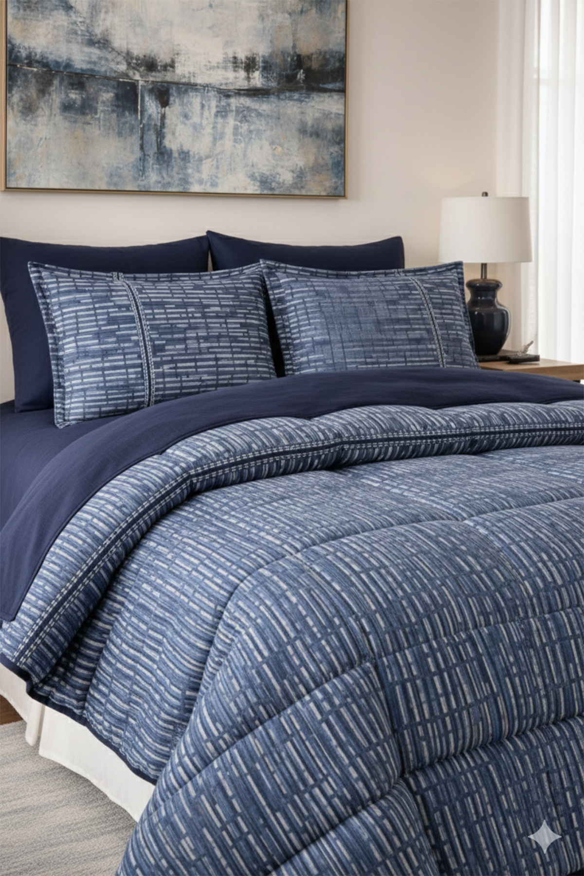 Özdilek Modra Uyku Seti Çift Kişilik - MAVİ