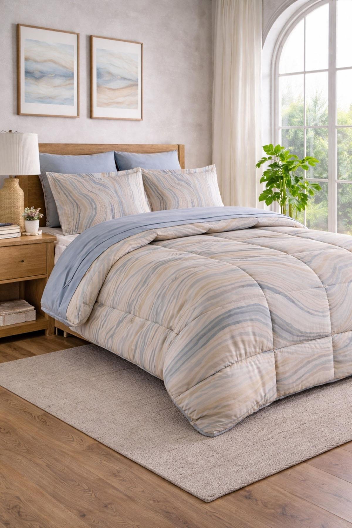 Özdilek Natural Marble Uyku Seti Çift Kişilik - MİNT