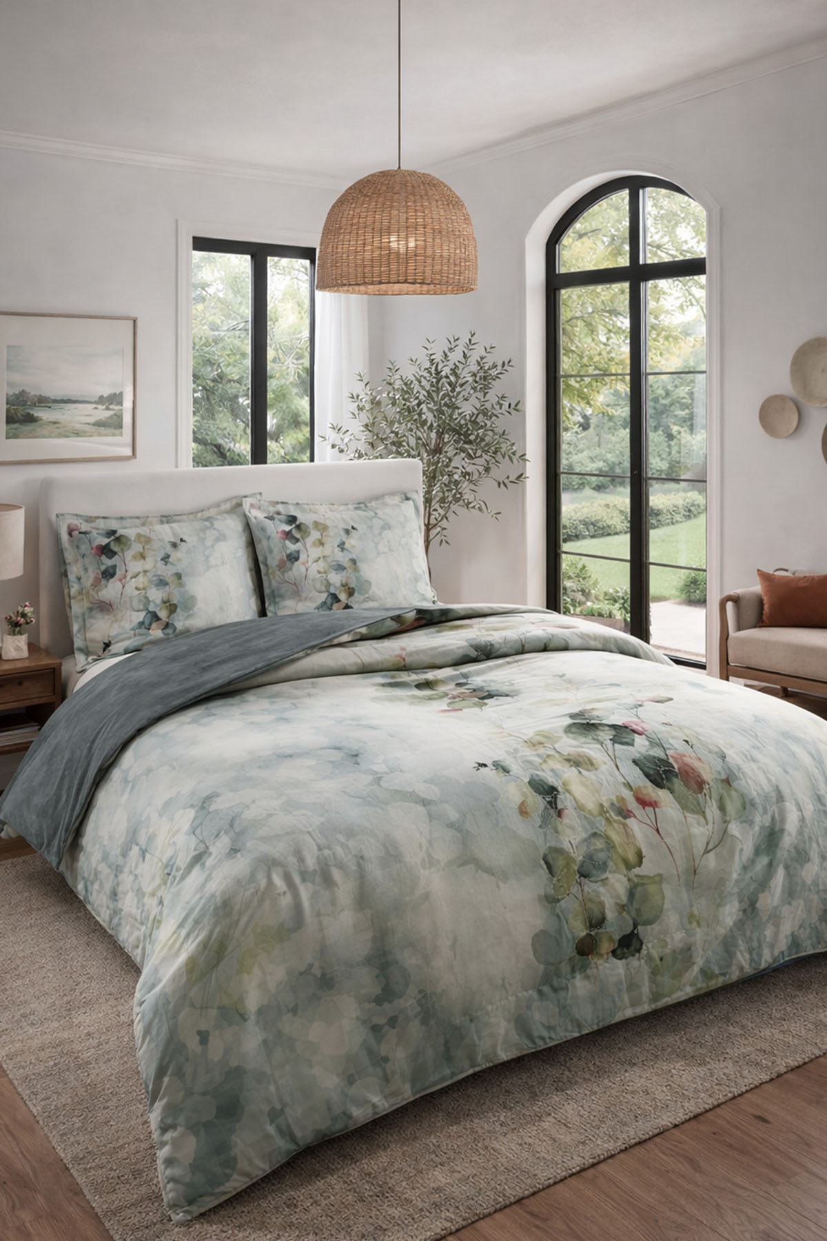 Özdilek Nature Drip Nevresim Takımı Çift Kişilik - YEŞİL