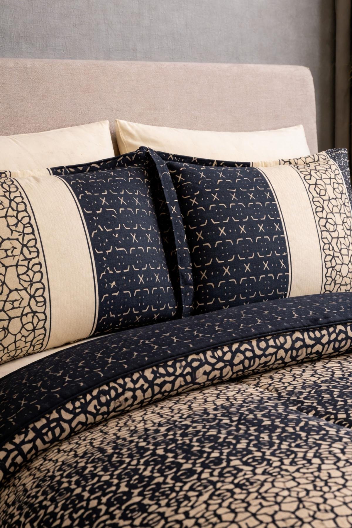 Özdilek Noche Uyku Seti Çift Kişilik - SİYAH