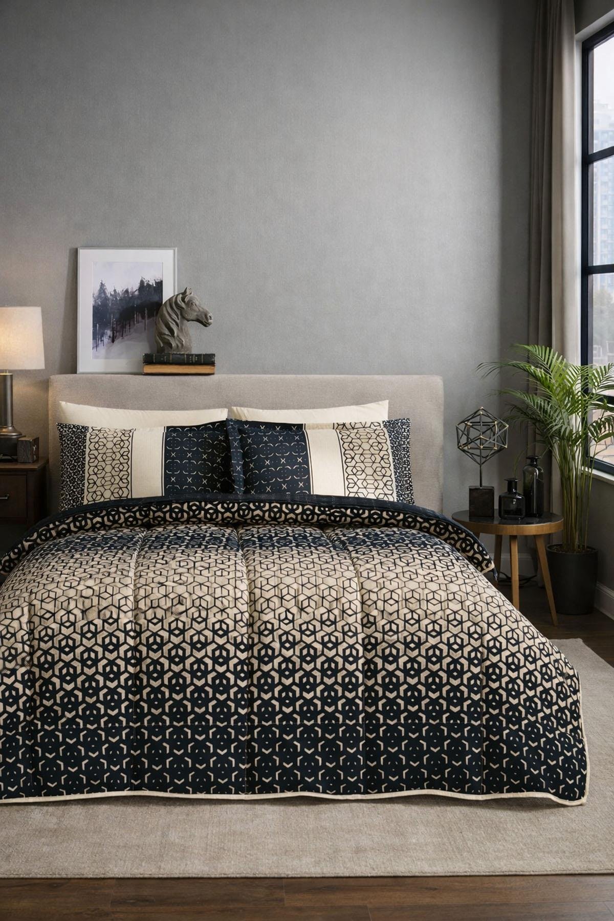 Özdilek Noche Uyku Seti Çift Kişilik - SİYAH