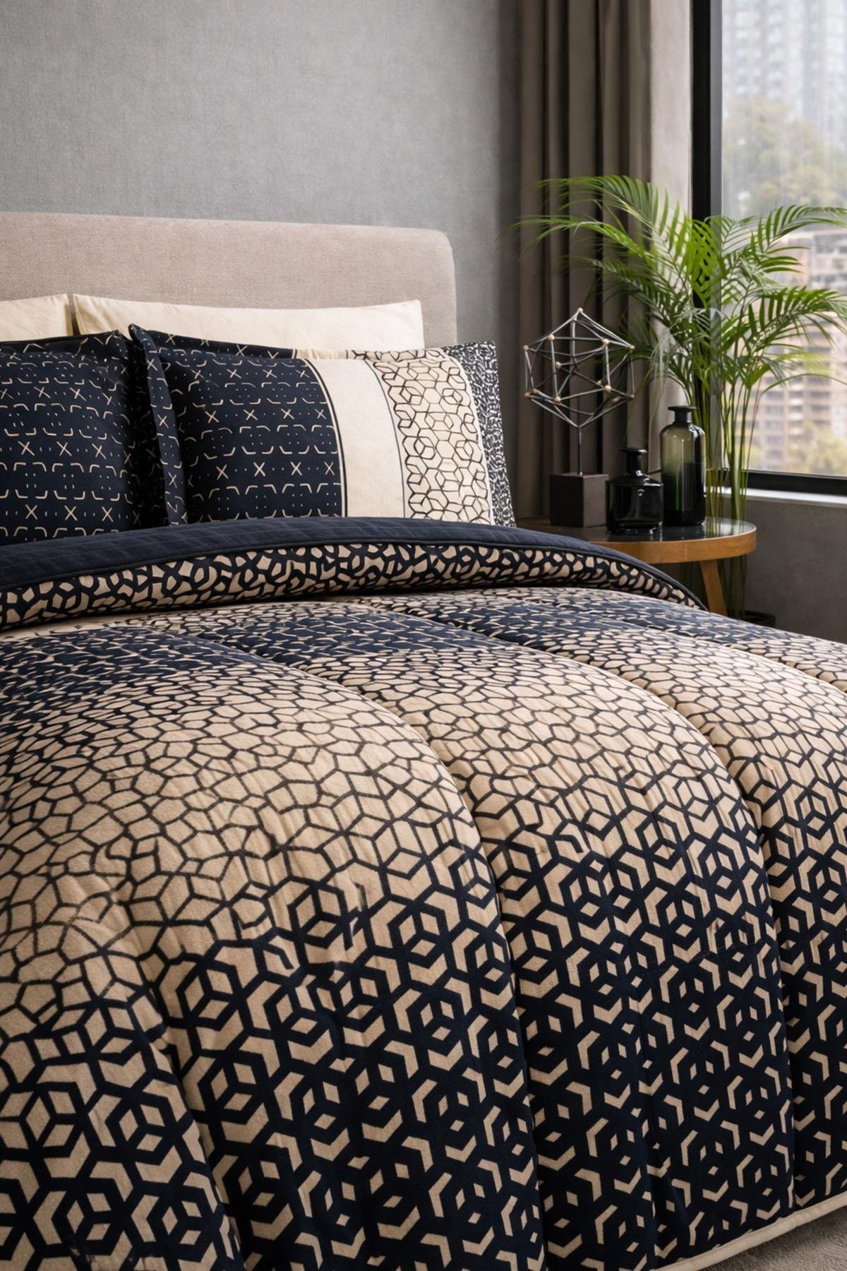 Özdilek Noche Uyku Seti Çift Kişilik - SİYAH