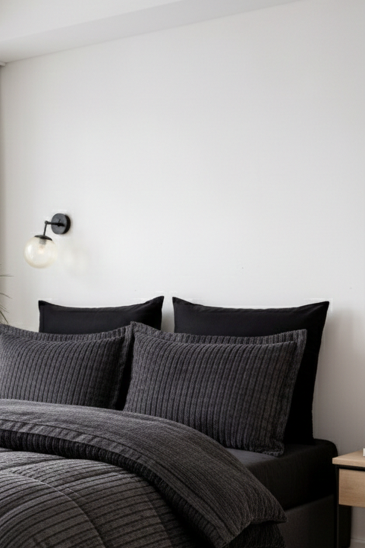 Özdilek Noir Uyku Seti Çift Kişilik - ANTRASİT