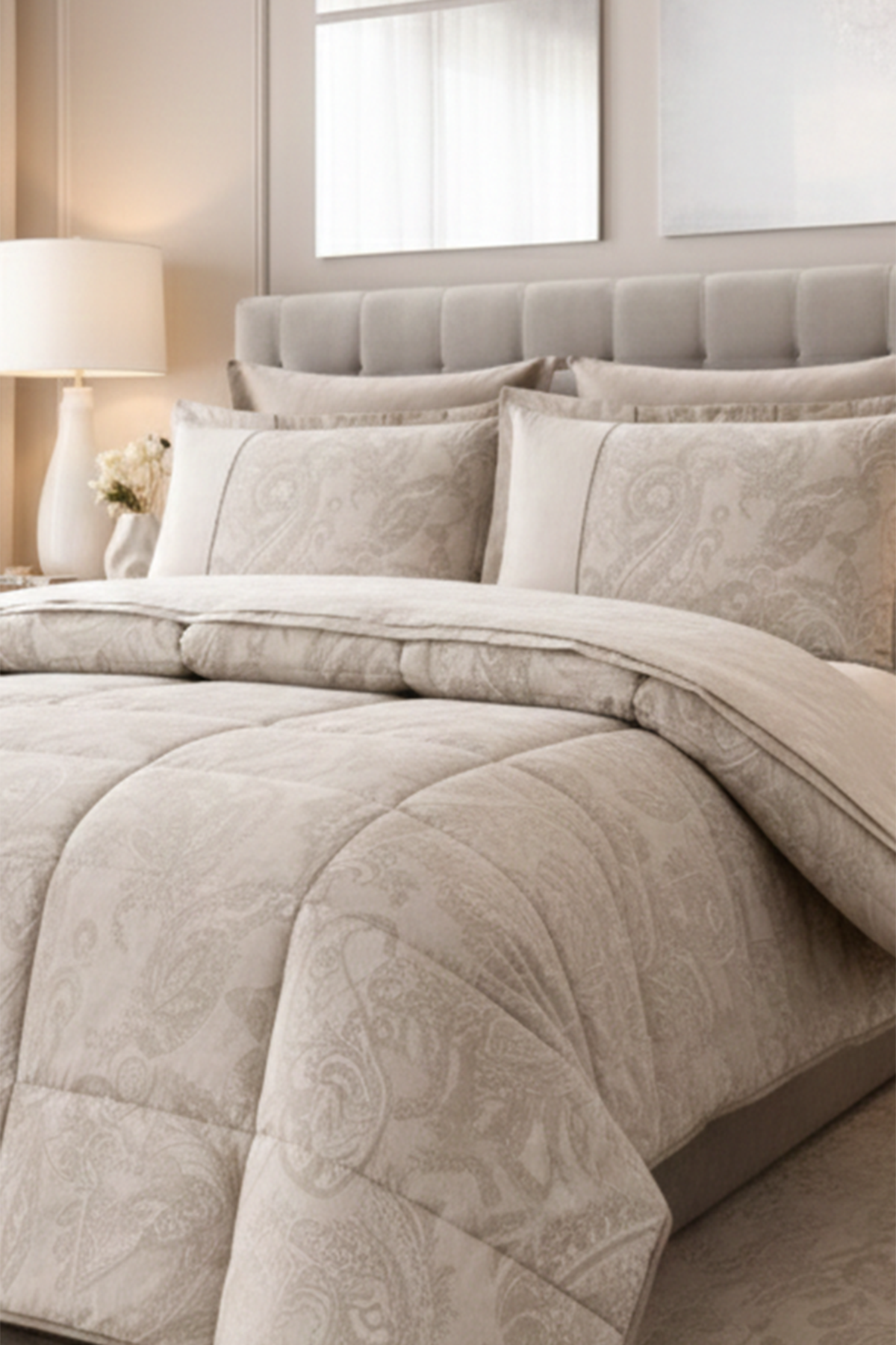 Özdilek Nostalgic Uyku Seti Çift Kişilik - BEJ