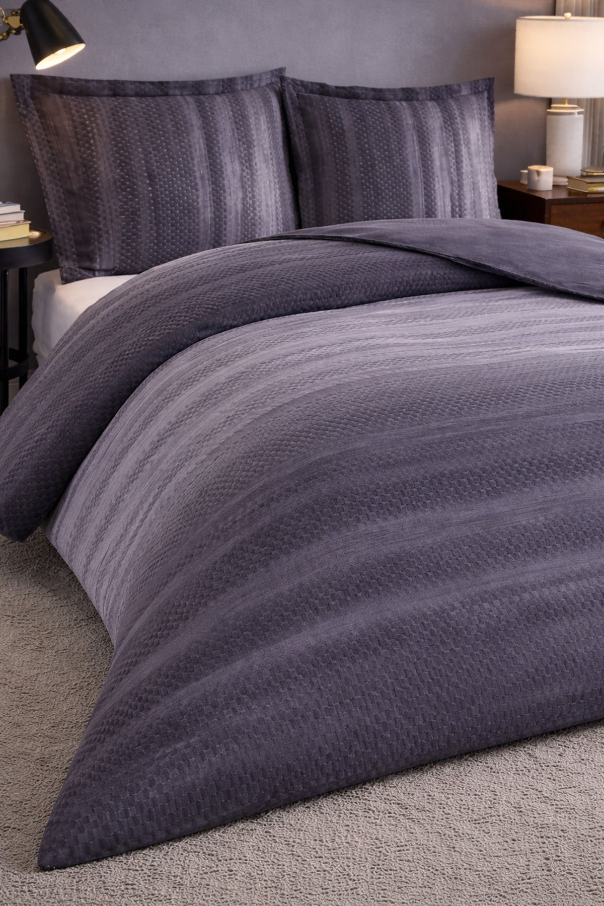 Özdilek Notte Battal Boy King Nevresim Takımı - ANTRASİT