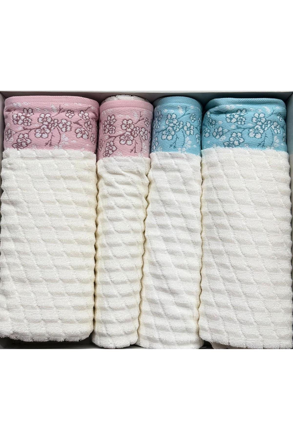 Özdilek Ochiba Best Set (Hamam Takımı) Mint-Pembe