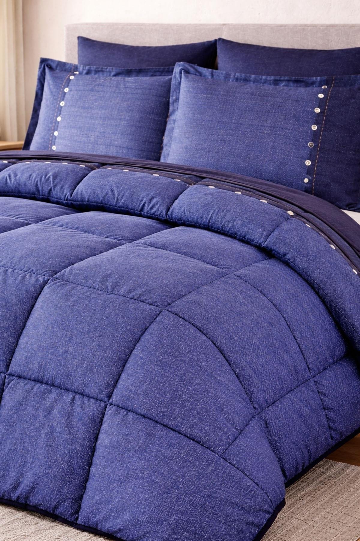 Özdilek Oregon Çift Kişilik Uyku Seti - LACİVERT