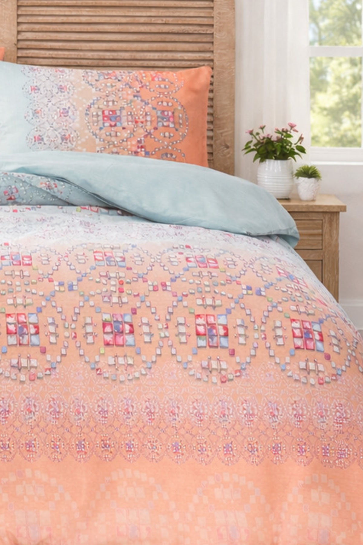 Özdilek Pıedras Nevresim Takımı Çift Kişilik - YEŞİL