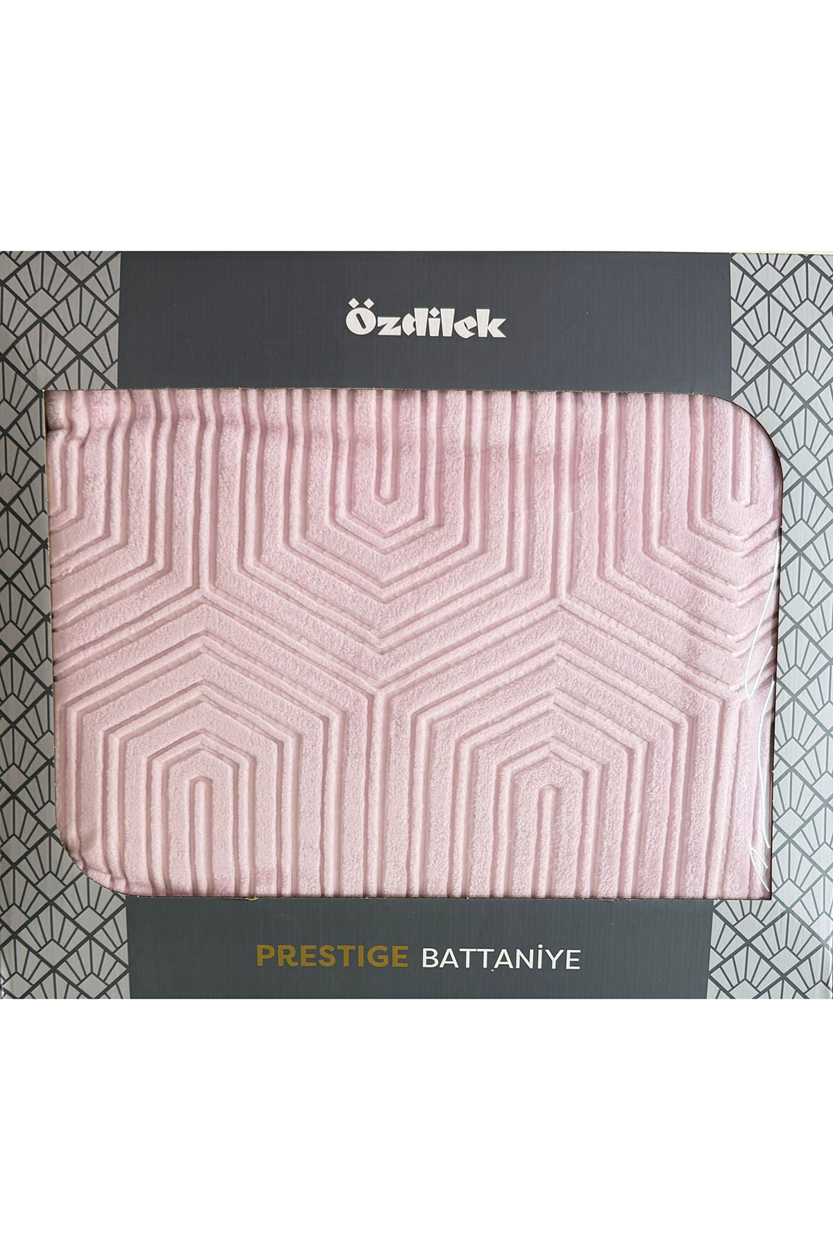 Özdilek Prestige Çift Kişilik Kabartma Desenli Battaniye - MENEKŞE