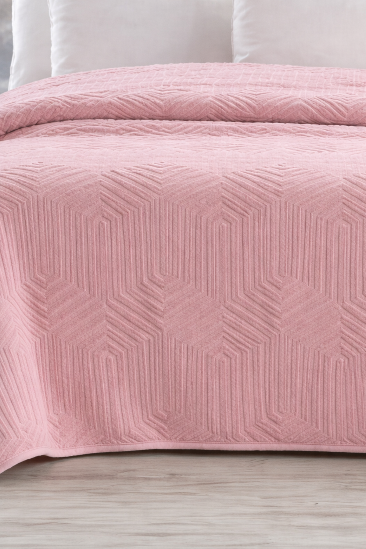 Özdilek Prestige Çift Kişilik Kabartma Desenli Battaniye - MENEKŞE