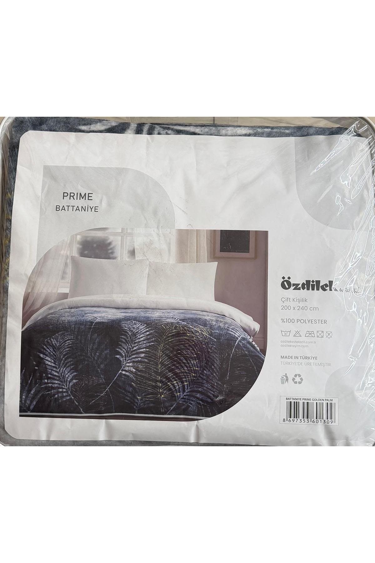 Özdilek Prime Çift Kişilik Golden Palm Battaniye