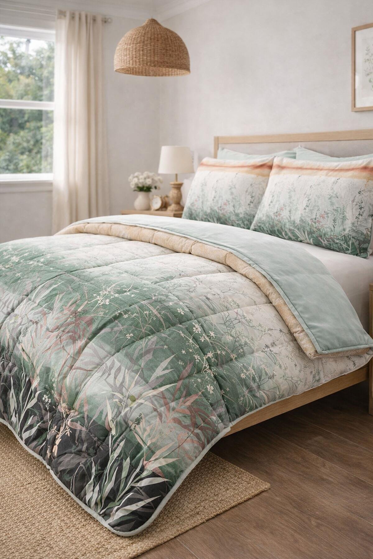 Özdilek Reeds Uyku Seti Çift Kişilik - YEŞİL