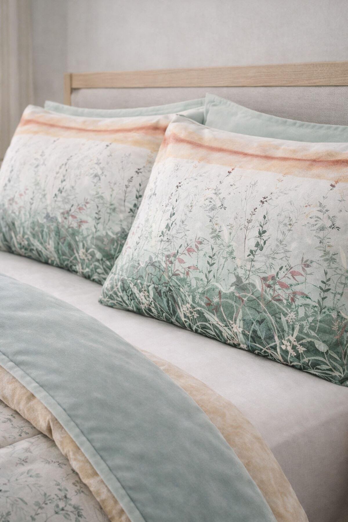 Özdilek Reeds Uyku Seti Çift Kişilik - YEŞİL