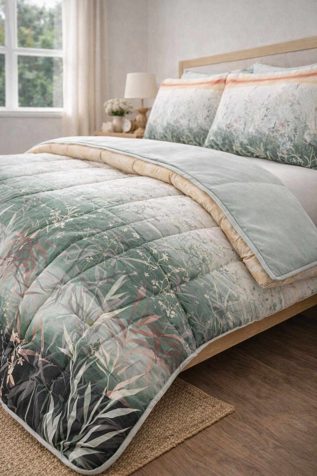 Özdilek Reeds Uyku Seti Çift Kişilik - YEŞİL