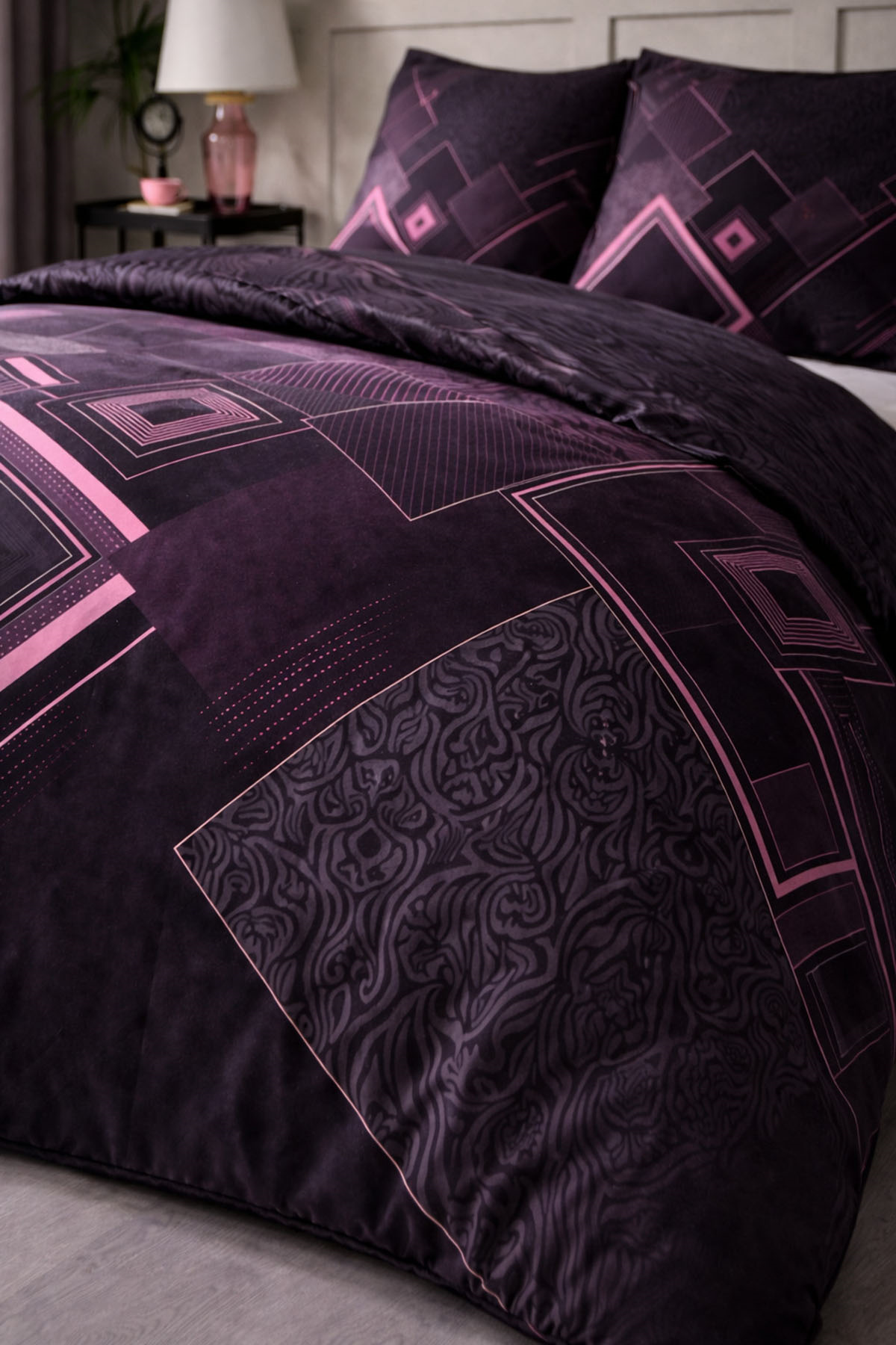 Özdilek Snazzy Nevresim Takımı Çift Kişilik - PEMBE