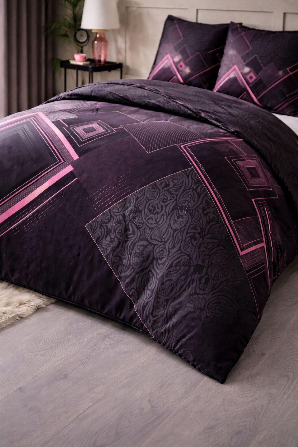 Özdilek Snazzy Nevresim Takımı Çift Kişilik - PEMBE