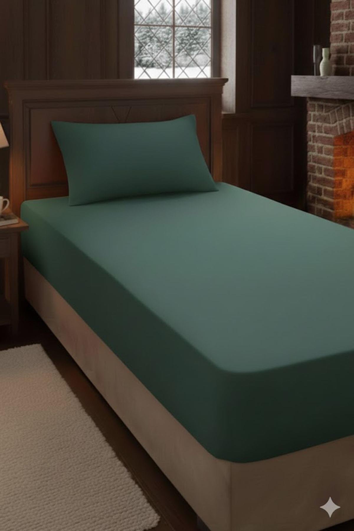 Özdilek Tek Kişilik Colourist Çarşaf - Zümrüt