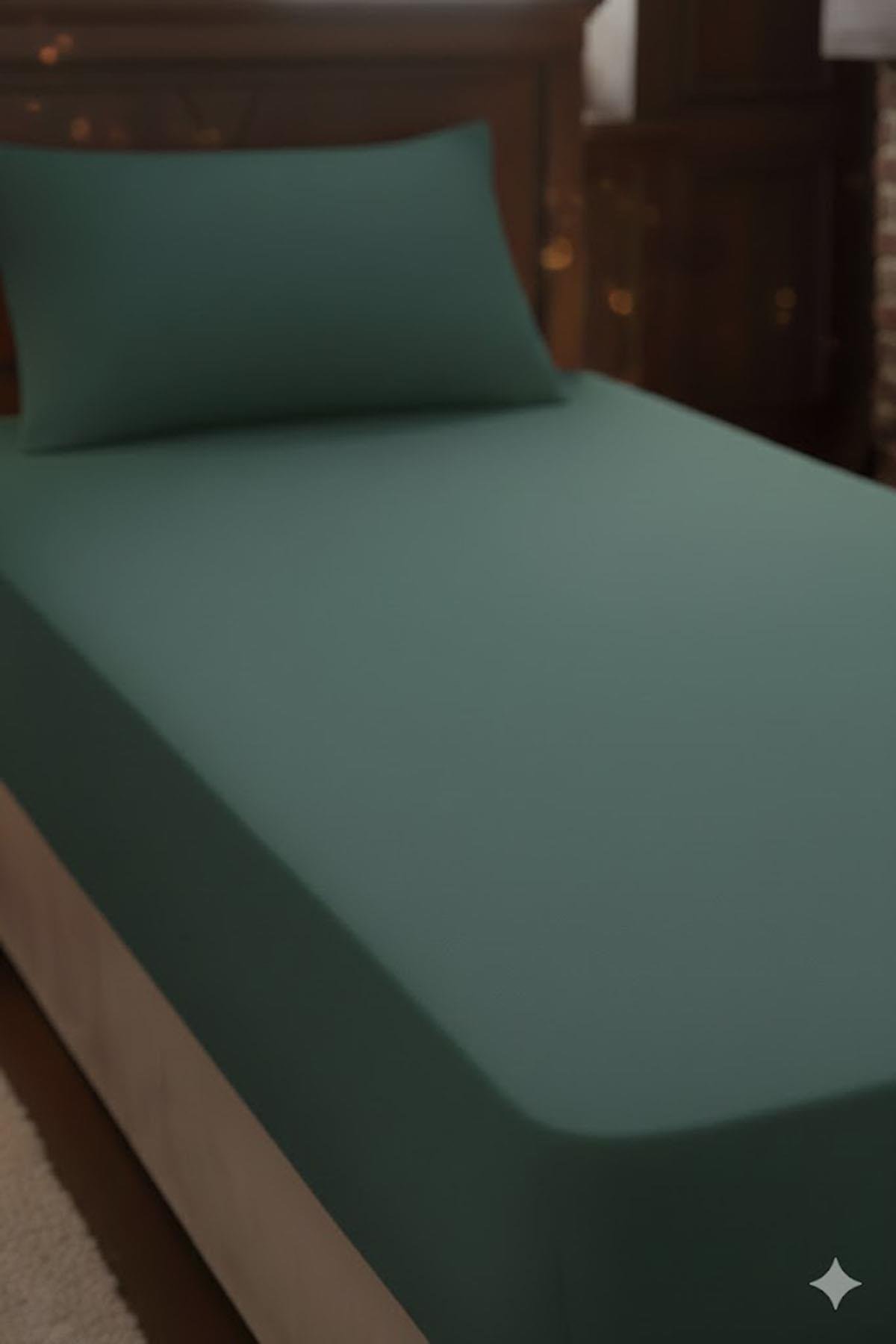 Özdilek Tek Kişilik Colourist Çarşaf - Zümrüt