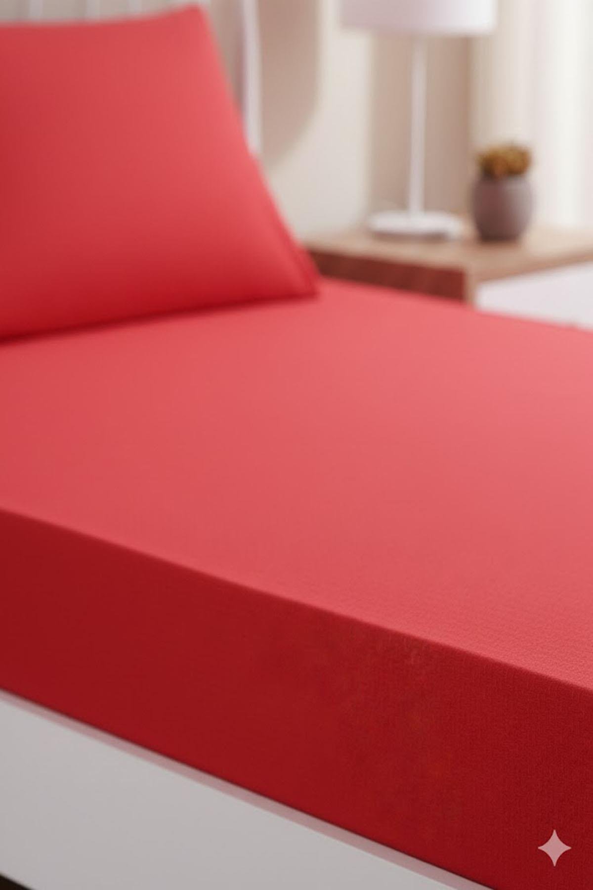 Özdilek Tek Kişilik Trendy Çarşaf - Kırmızı