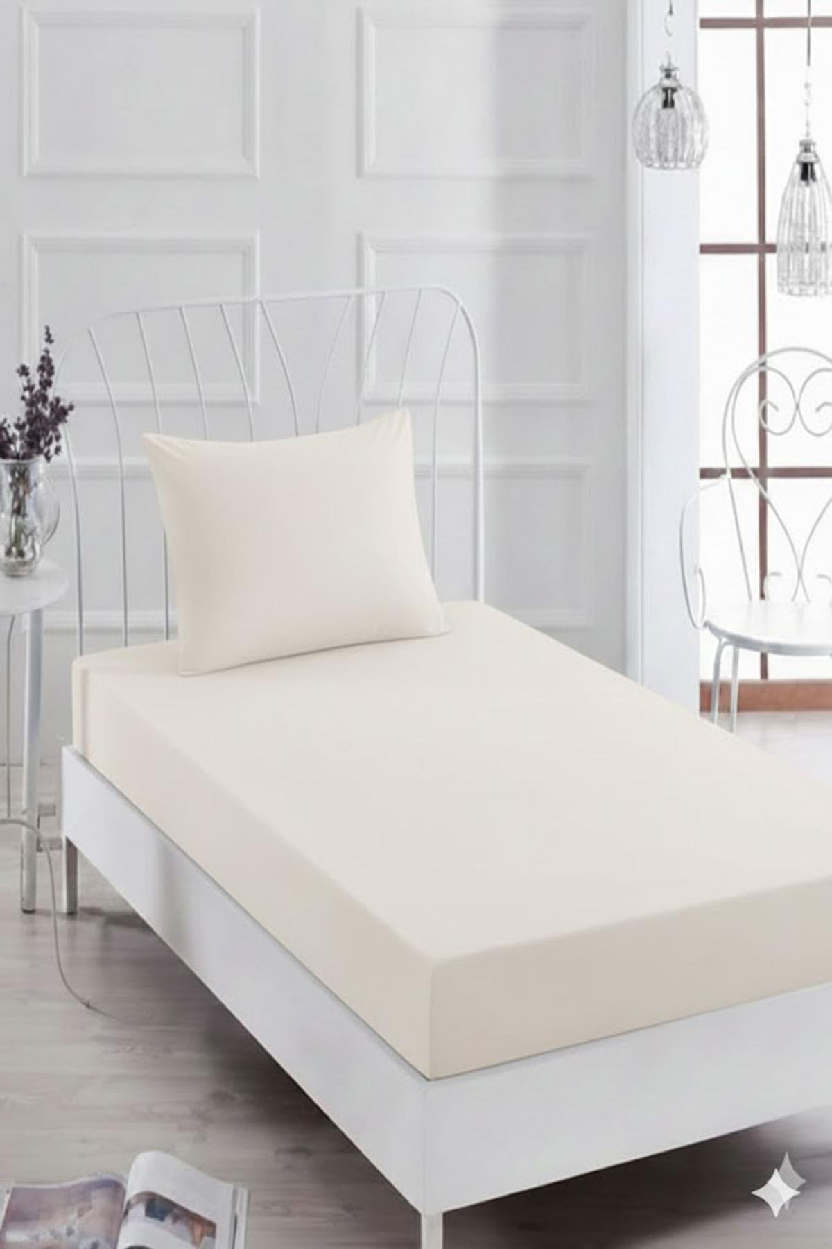 Özdilek Tek Kişilik Trendy Çarşaf - Krem